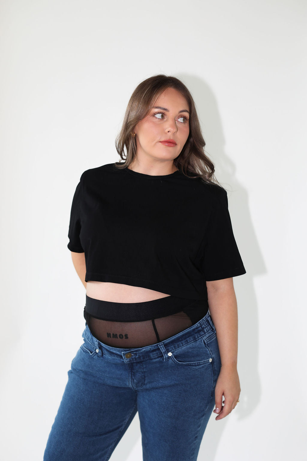 Structured Cropped Tee