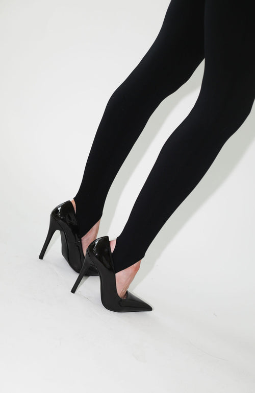 Before and After Stirrup Legging