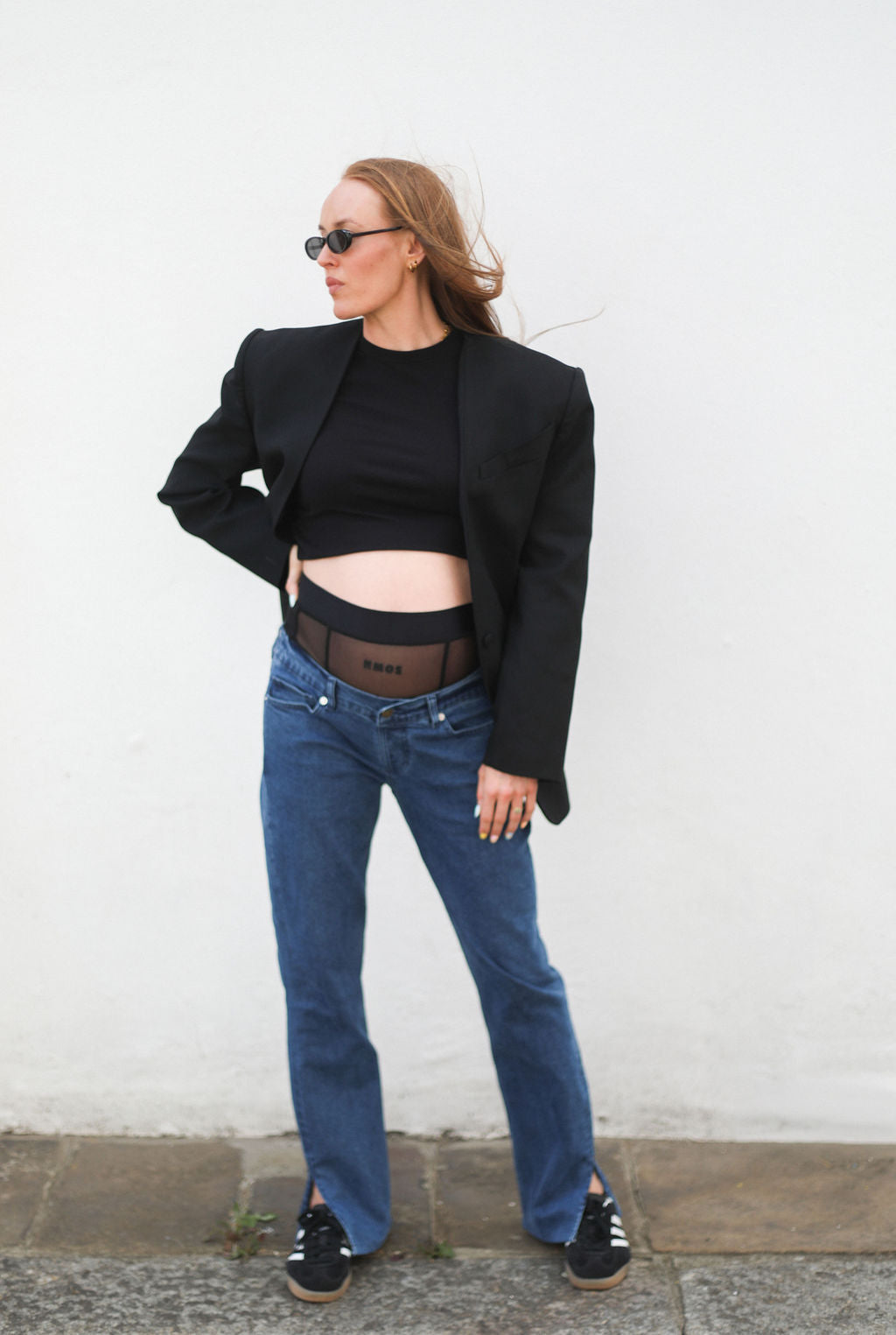 Mesh-Boxer Maternity Jean