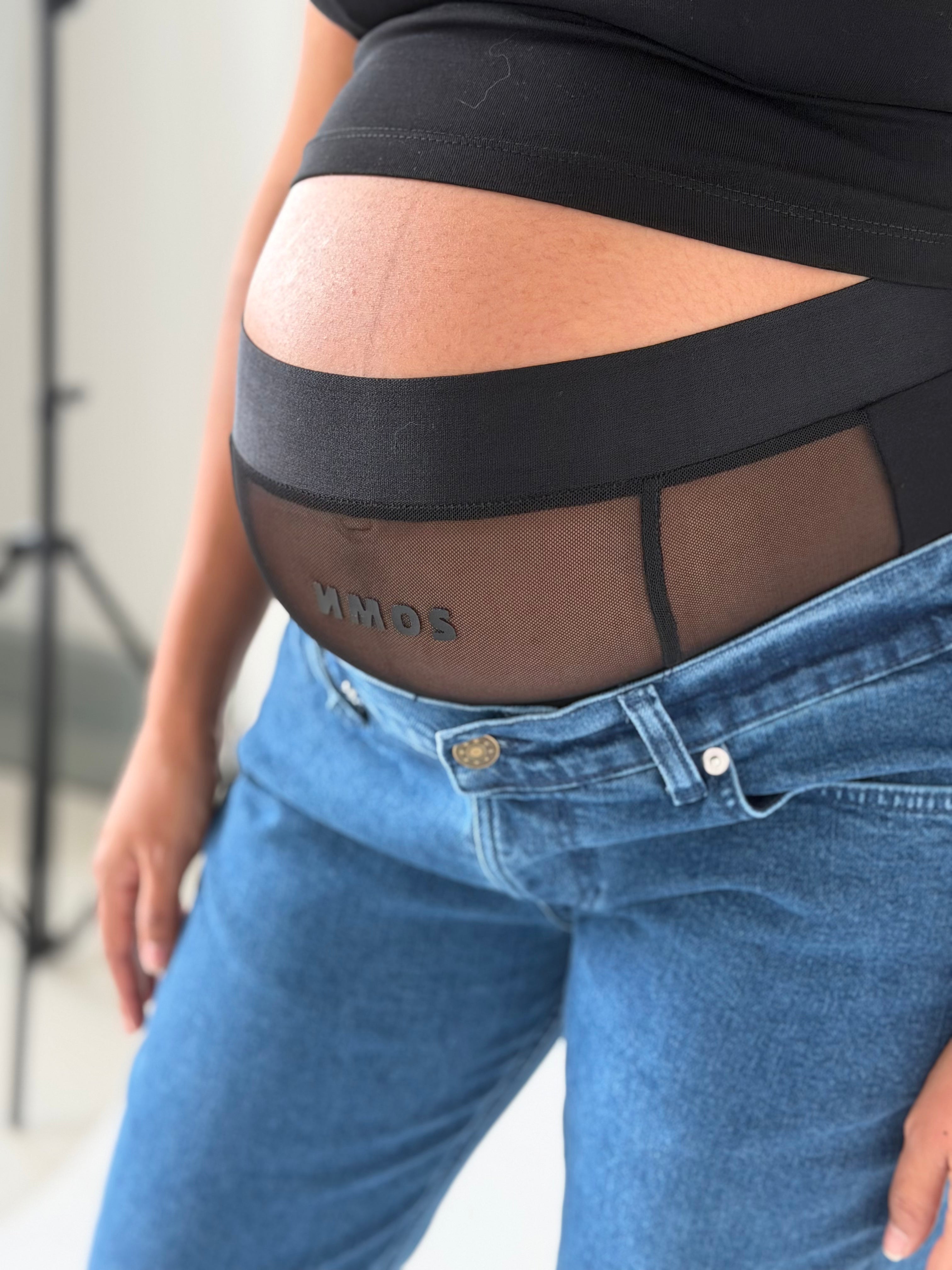Mesh-Boxer Maternity Jean